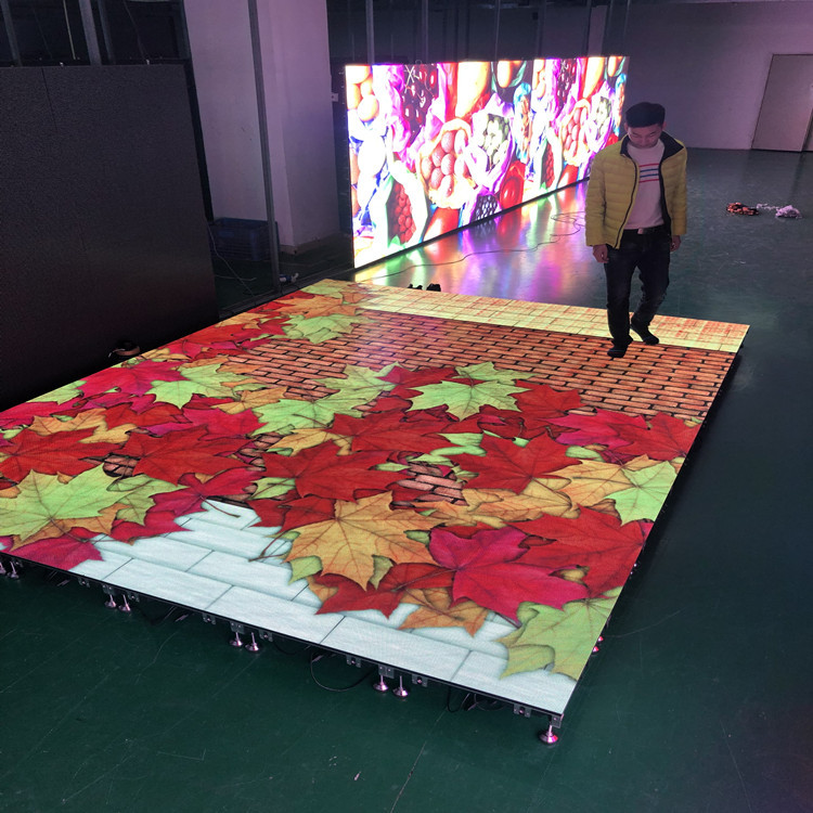 更高清的led地砖屏 LED地砖显示屏
