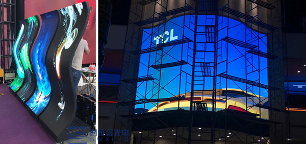 LED曲面屏案例
